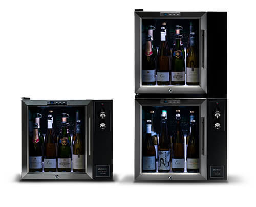 La conservación del vino y el champán se une a la refrigeración perfecta